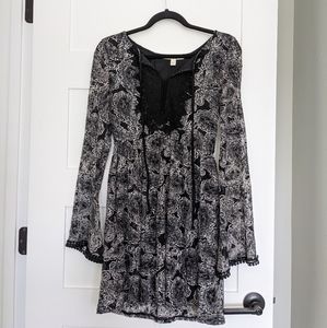Long Sleeve Boho Dress